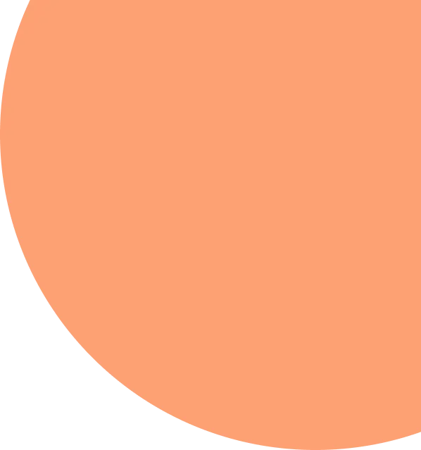 backgroud orange elipse